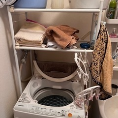 無料洗濯機の棚