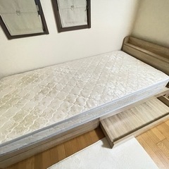 【終了】家具 ベッド シングルベッド