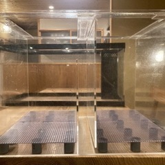 90cmアクリル水槽　　オーバーフロー濾過層付