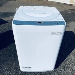 シャープ 全自動電気洗濯機 ES-GE6C-W