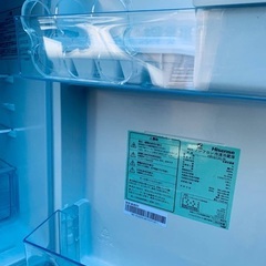 ♦️Hisense ノンフロン冷凍冷蔵庫 【2022年製 】HR-G13C-W