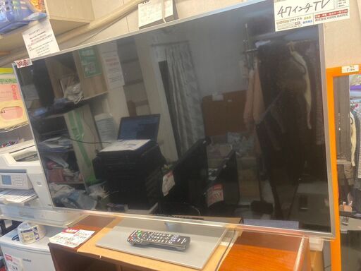 ☆中古￥24,800！【店長おすすめ！】Panasonic　47インチ液晶テレビ　家電　TH-L47DT60型　2014年製　【BC071】