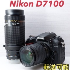 ★Nikon D7100★Wズームレンズ●スマホ転送●カメラバッ...