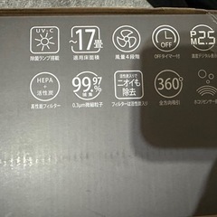 ⚪︎新品未開封⚪︎サンカ　業務用空気清浄機　17畳