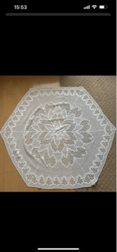 ハンドメイド　超大きいテーブルクロス