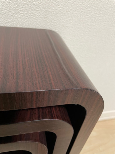 木製 キューブ オープンラック 大中小 3個セット ミッドセンチュリー