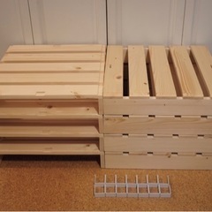 ベルメゾン パレットベッド シングルサイズ 8枚セット② すのこベッド