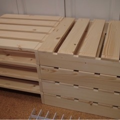 ベルメゾン パレットベッド シングルサイズ 8枚セット② すのこベッド