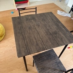 家具 テーブル 3点セット