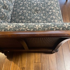 karimoku カリモク カウチソファ コロニアル ラタン ソファ