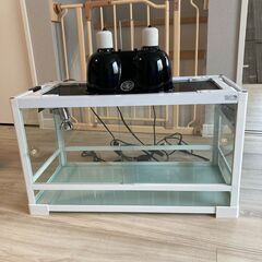 SANKO パンテオン ホワイト WH6035　爬虫類飼育ケージ　おまけ付き