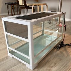 SANKO パンテオン ホワイト WH6035　爬虫類飼育ケージ　おまけ付き