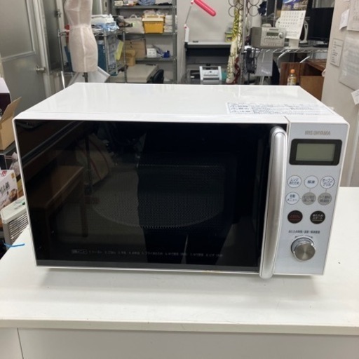 ｋ2403-379 アイリスオーヤマ オーヤマレンジMO-T1501-W 2020年製 通電確認済み 取説なし 汚れあり 中古