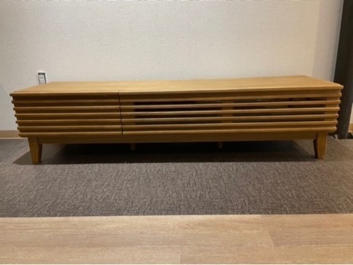 (売約済)【中古】リセノ（LINE） テレビボード 幅150cm ナチュラル テレビ台