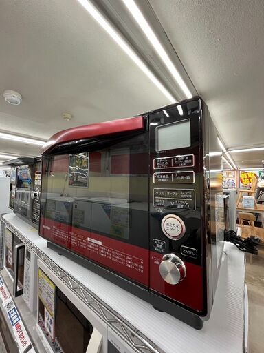 SHARP オーブンレンジ RE-T820-R おこる 2018年製 SHARP オーブンレンジ RE-T820-R おこる 2018年製