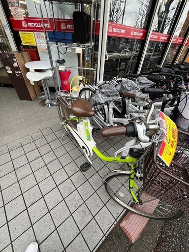 Panasonic パナソニック24インチ 電動アシスト自転車BE-ELD4332017年モデルビビ・DX グリーン890