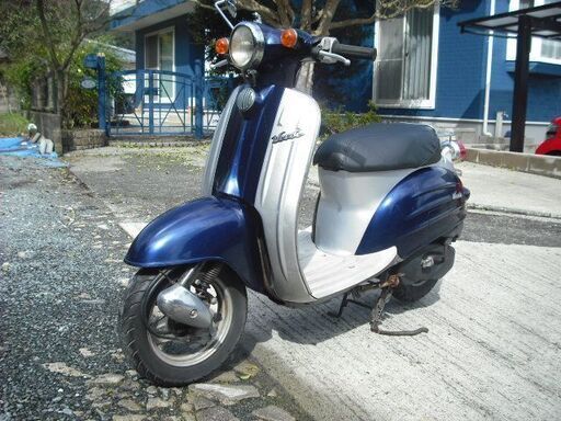 レトロなバイク SUZUKI Verde ヴェルデ  (CA1MA)  ダーク ブルー