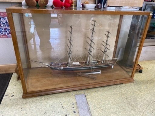 【帆船･模型】イギリス帆船カティサーク 1.1メートル  【プラモデル･模型買取アールワン田川】