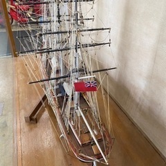 🚢【帆船･模型】イギリス帆船カティサーク 1.1メートル  【プラモデル･模型買取アールワン田川】