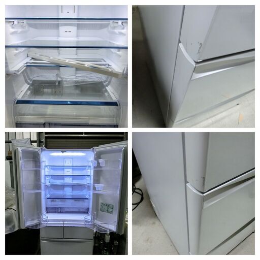 送料込！設置対応◎2020三菱503L MR-MX50F-W 6枚ドア冷蔵庫 送料込