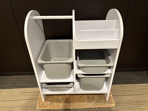 ▼値下げ▼【展示品・未使用品】絵本棚付きおもちゃ収納 子供収納 参考価格19990円自社配送時代引き可※現金、クレジット、スマホ決済対応※
