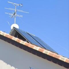 太陽光 太陽熱屋根上の温水器ヤザキ矢崎あつたろう2006年くらい