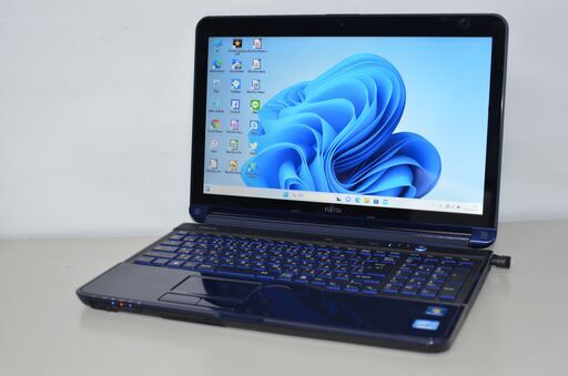 最新Windows11+office 爆速新品SSD240GB 富士通 LIFEBOOK AH56/E i5-2520M/メモリ8GB/15.6インチ/ブルーレイ/Webカメラ/便利なソフト多数