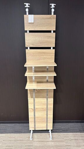 【展示品・未使用品】突っ張り棚 突っ張り収納 間仕切り ラダーラック 省スペース 参考価格12,990円自社配送時代引き可※現金、クレジット、スマホ決済対応※