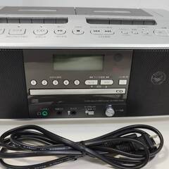 【ネット決済・配送可】TOSHIBA CD ラジオカセットレコー...