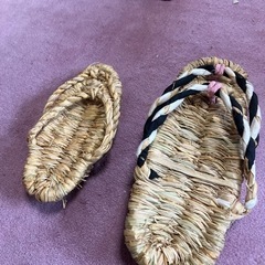 靴/手作り藁草履