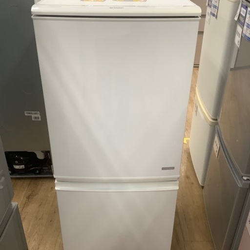 SHARP ２ドア冷蔵庫　SJーC14B-W 2015年製　【トレファク東大阪店】
