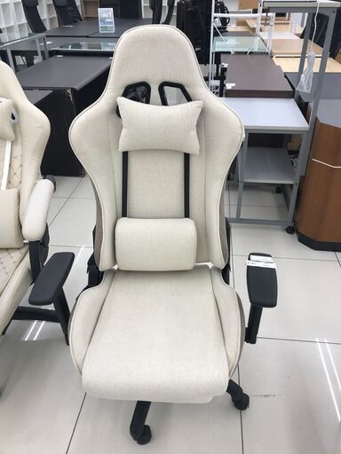 ★ジモティ割あり★  チェア ベージュ H×D×W クリーニング済み HJ2472