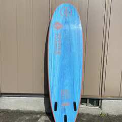 ジャスティス ソフテック スポンジ サーフボード 6\'6 61L ファンボード 中古
