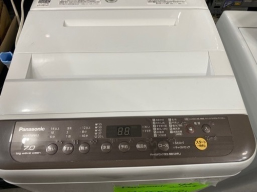 家電 生活家電 Panasonic7k2019年製　洗濯機