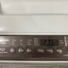 家電 生活家電 Panasonic7k2019年製　洗濯機