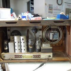 現状品 昭和レトロ シャープ 真空管ラジオ AR－310 通電/音出確認済 オブジェ 早川電機 SHARP 札幌市 新道東店