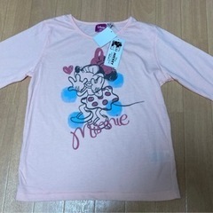 新品タグ付き　ミニーちゃん 七分袖  Tシャツ  150cm