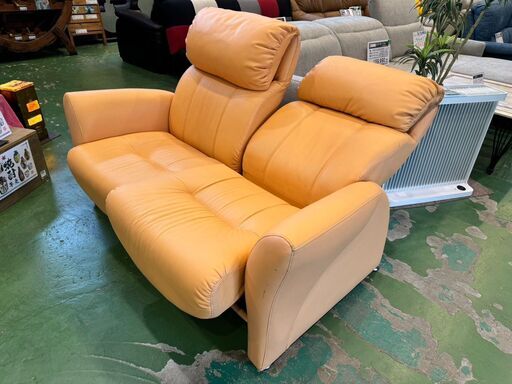 愛品館八千代店】APIX リクライニング ハイバック 2人掛ソファ