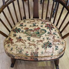 016)アーコール ロッキングチェア チェアメーカーズ アンティーク クッション付き