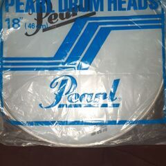 Pearl　ドラムヘッド　18インチ　パール