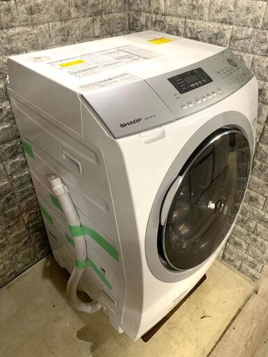 ★3ヶ月保証付き★ドラム式洗濯乾燥機★2016年★シャープ★10.0kg★ES-A210-SR★S-512
