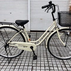 【ネット決済・配送可】【26インチ自転車】LEDオートライト付　...