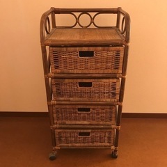 藤家具 収納家具 キャビネット