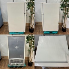 I776 🌈 レトロデザイン♪ S-cubism 2ドア冷蔵庫 (85L) ⭐ 動作確認済 ⭐ クリーニング済