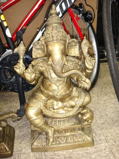 143/603 ガネーシャ オブジェ インドの神様 象
