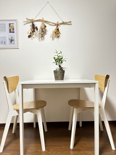 IKEAダイニングテーブルセット IKEAダイニングテーブル 椅子4脚