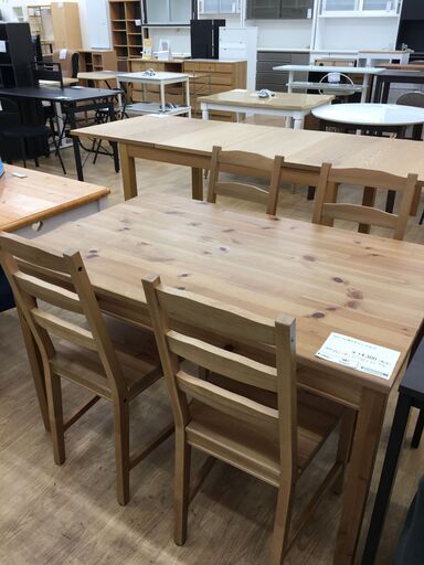 ★ジモティ割あり★  IKEA　イケア４人掛けダイニングセット  W119×D74×H74 クリーニング済み SJ5271