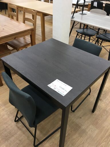 ★ジモティ割あり★  伸縮ダイニングセット（イス2脚付き）  W120×D70×H74 クリーニング済み SJ5272