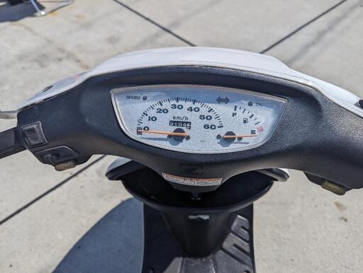 【販売御礼】ホンダ　ライブディオ（AF34）　白　ちょい整備済 販売御礼】ホンダ ライブディオ（AF34） 白 ちょい整備済 HONDA AF34