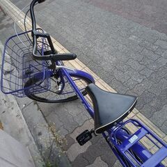 [BRIDGESTONE]STEPCRUZ(ステップクルーズ)26吋 シティーサイクル 内装3段/LEDオート/バイオレットブルー